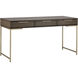 Rebel 59.25 X 23.75 inch Gold / Raw Umber Desk